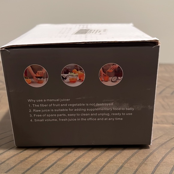 Treblewind Lemon Lime Manual Citrus Hand Juicer New In Box-BPA Free - Picture 4 of 5